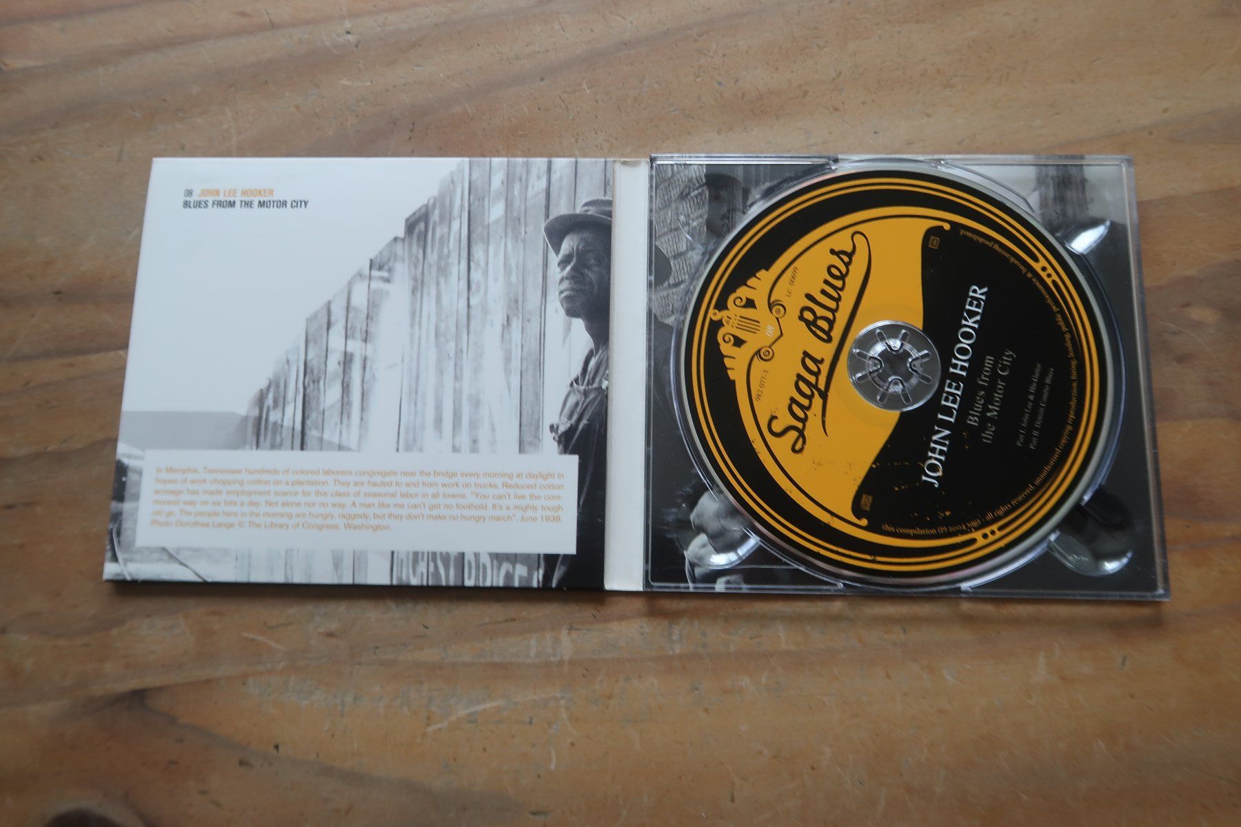 CD: JOHN LEE HOOKER - BLUES FROM THE MOTORCITY - CD – Usato da Basel venduto da Patiscat 3