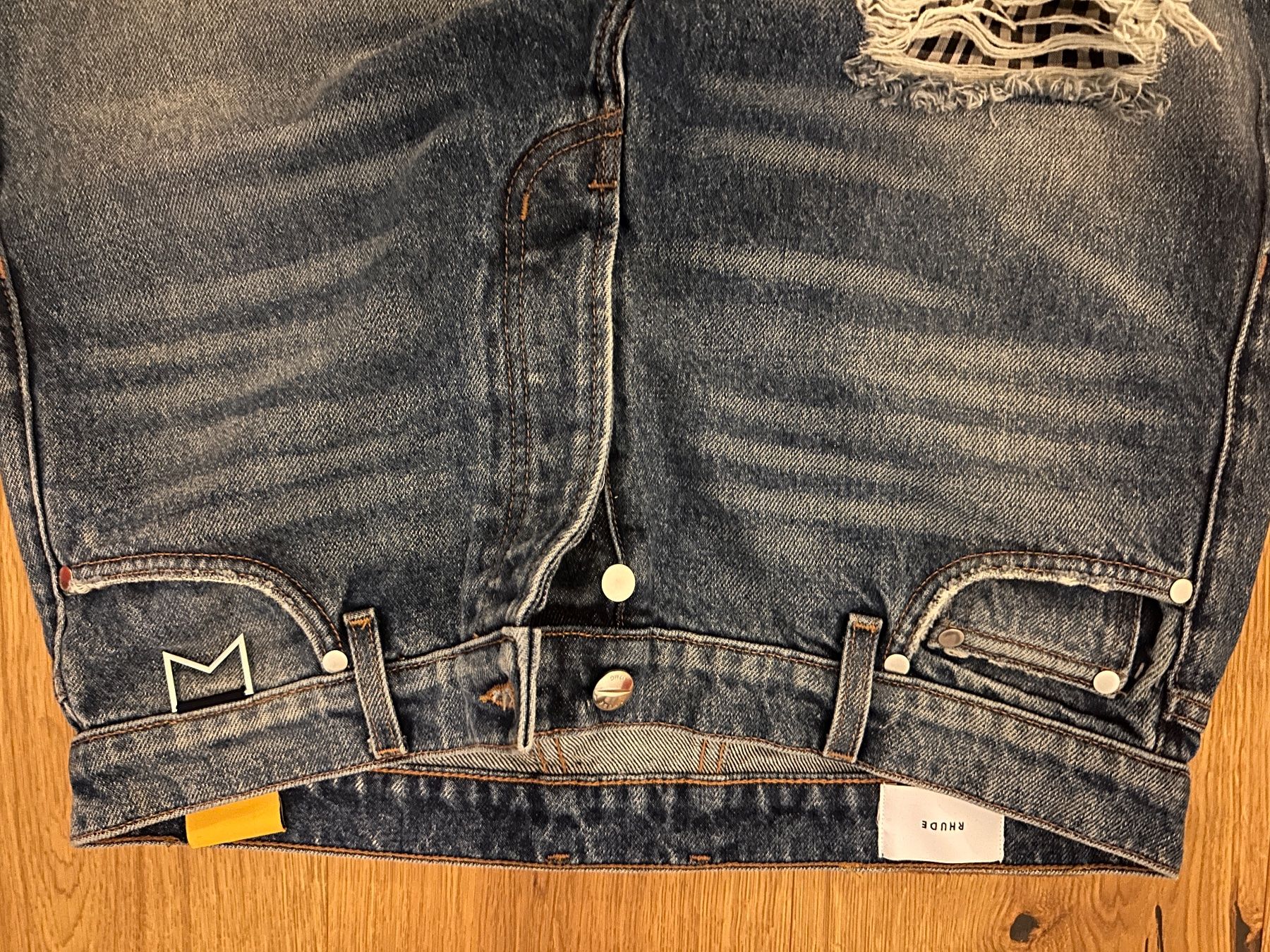 Jeans: Rhude jeans - Boxer Jeans im Distressed-Look – Neu (gemäss Beschreibung) aus Toffen von manimatter 2
