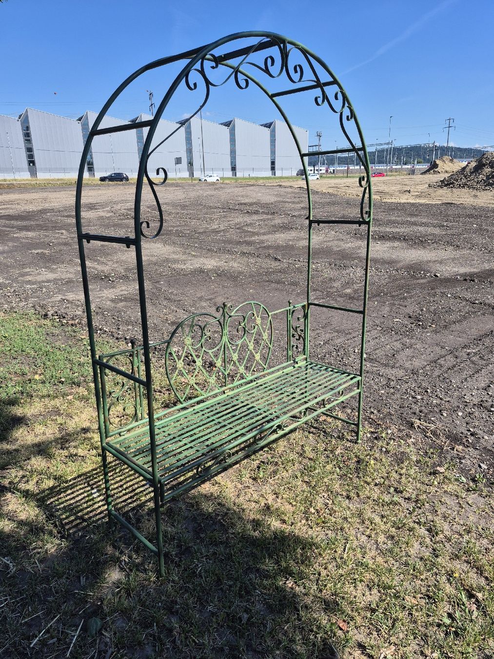 Bänke: Gartenbank mit Rosenbogen – Neu (gemäss Beschreibung) aus Rorschacherberg von Sarina.07 1