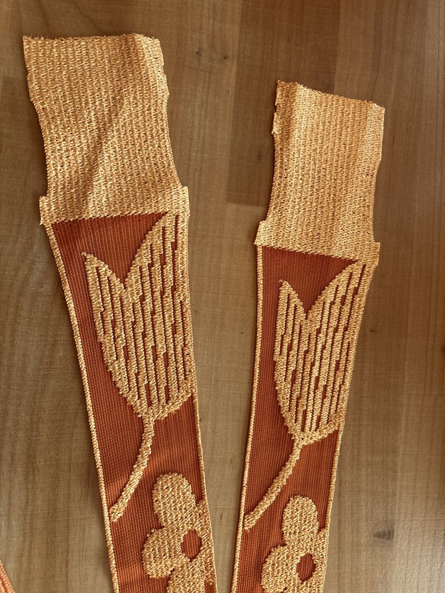 Tessuti: 2x Textil Band 240cm lang / Orange – Nuovo (secondo la descrizione) da Rümlang venduto da Sambas19 3