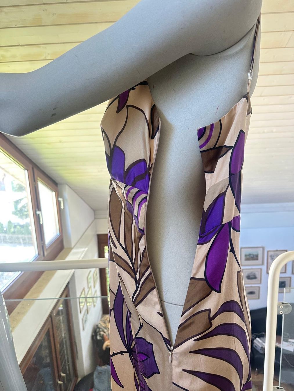 Vestiti: Seidenkleid von MAX CASOLI – Usato da Neuhausen venduto da Lechasseur 4