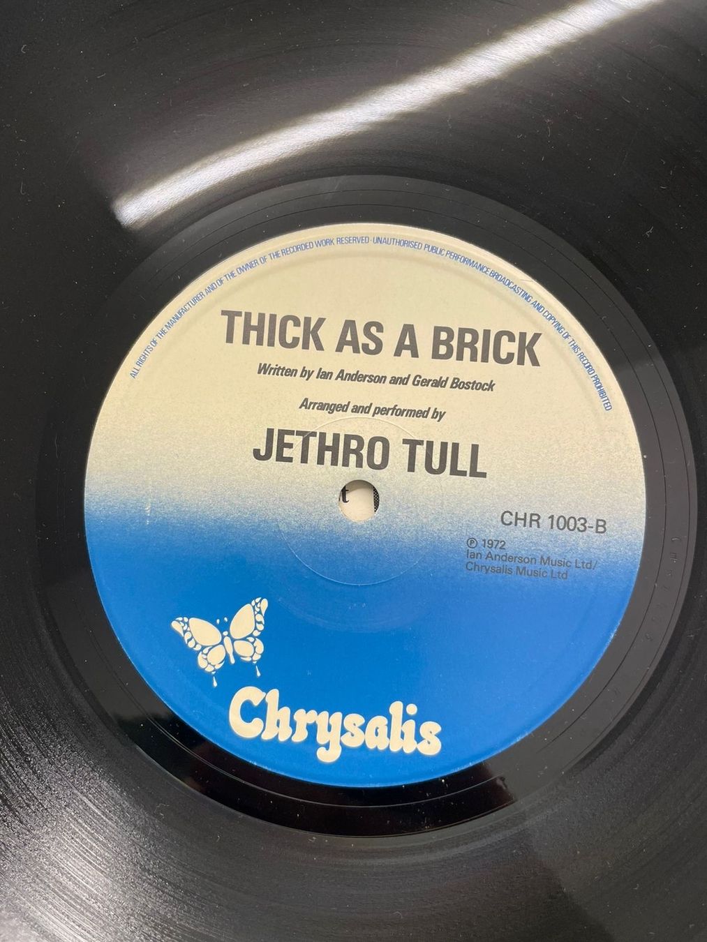 Dischi in vinile: Jethro Tull LP - Thick As A Brick – Usato da Gutenswil venduto da Hamzian 3
