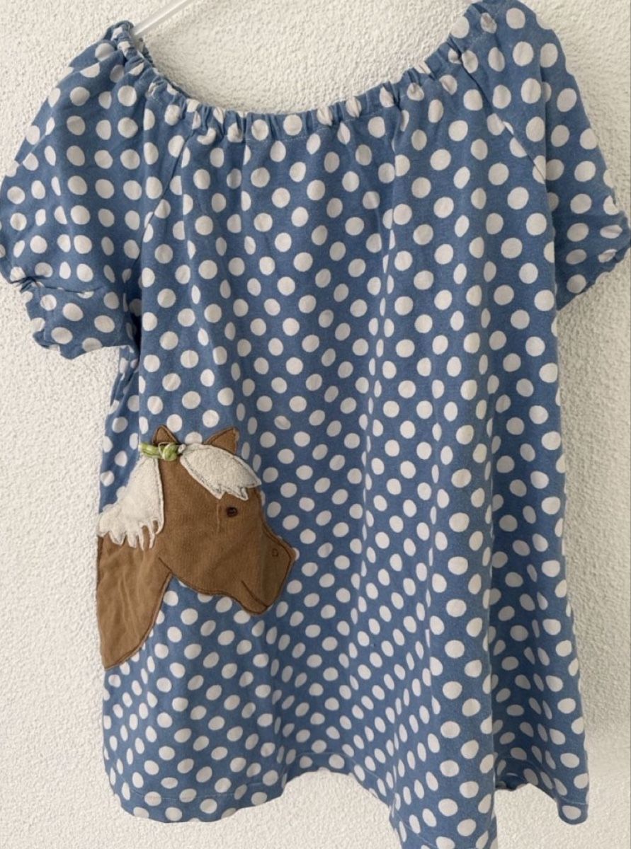 Camicette, T-shirt & Top: Tunika Top mit Pferde Applikation, Grösse 134 – Nuovo (secondo la descrizione) da Freidorf TG venduto da nad_fxh7