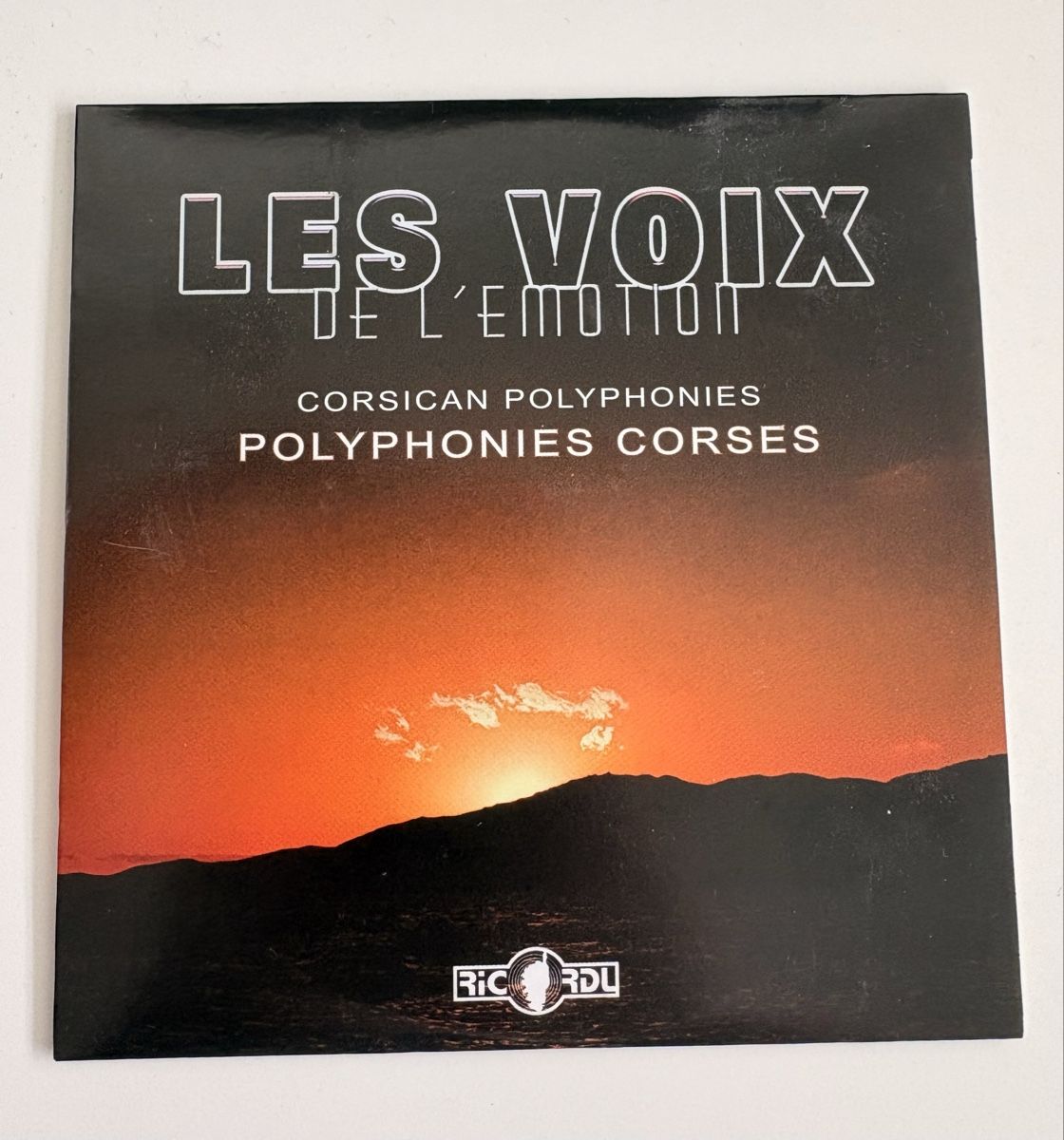 CD: Cd chansons Corses - Vintage collection – Nuovo e nell'imballaggio originale da Neuchatel venduto da mar_ne94
