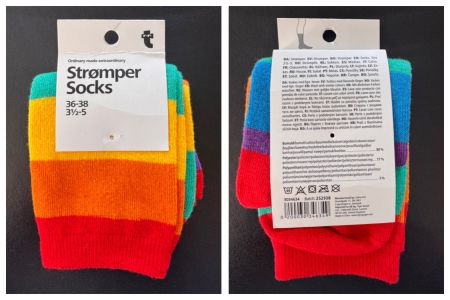 Neu** Regenbogen Socken Gr. 36-38