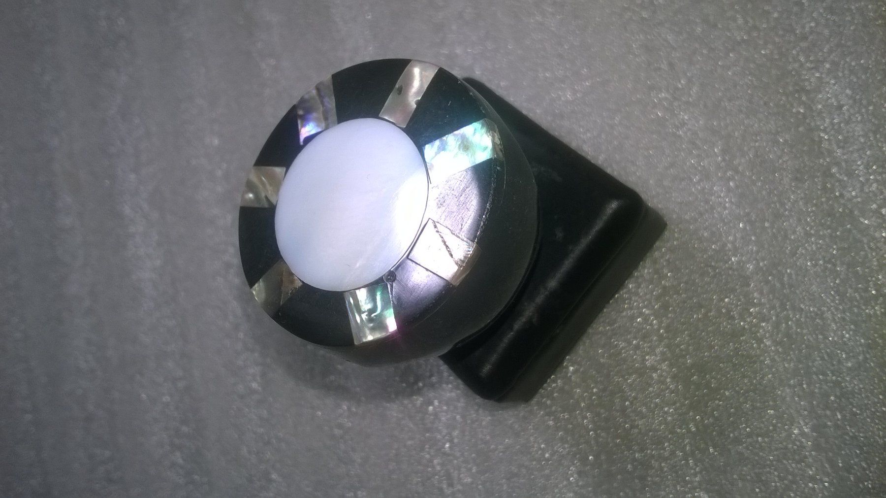 Bagues: ring modeschmuck mit echt moschelen,,,glanzig – Neuf (Voir description) à Basel par bijoutrie_4 2