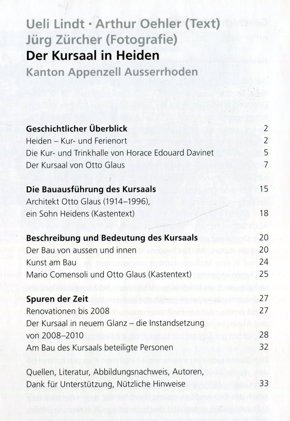 Libri: Heiden, Kursaal, Kunstführer – Usato da Aarau venduto da Elmaar41 2