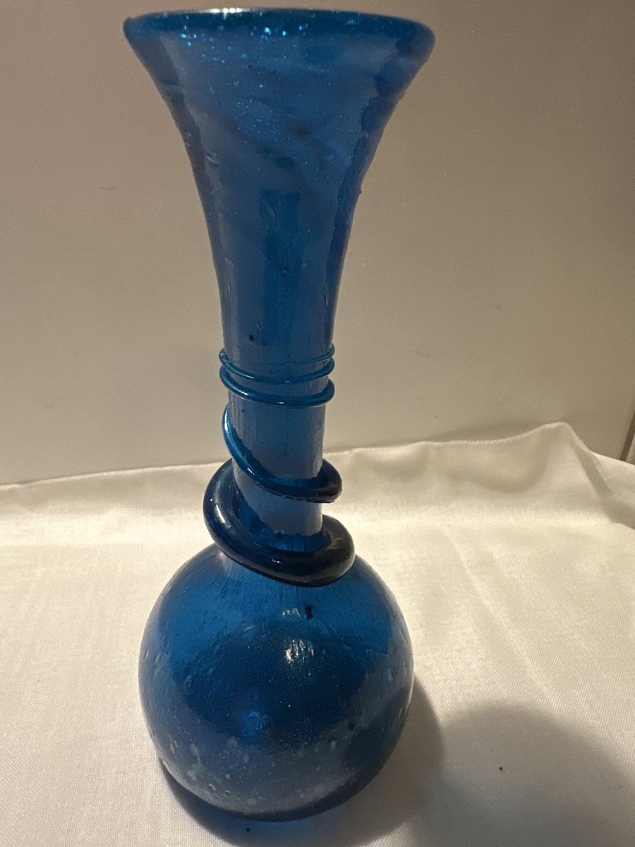 Vasi & Recipienti: Blaue Glasvase,  Vintage Deko – Usato da Zürich venduto da Chaeffeler 1