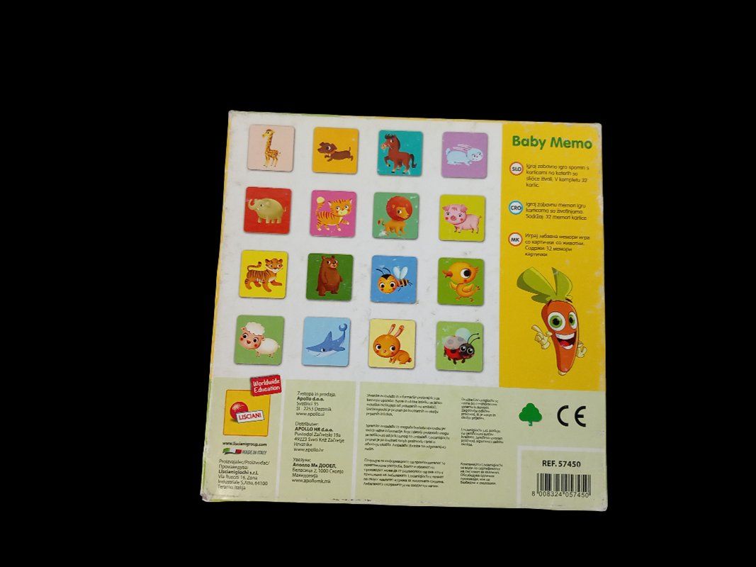 Giochi: LISCIANI CAROTINA BABY Memo – Usato da Hünenberg venduto da Restwert_Zug 1
