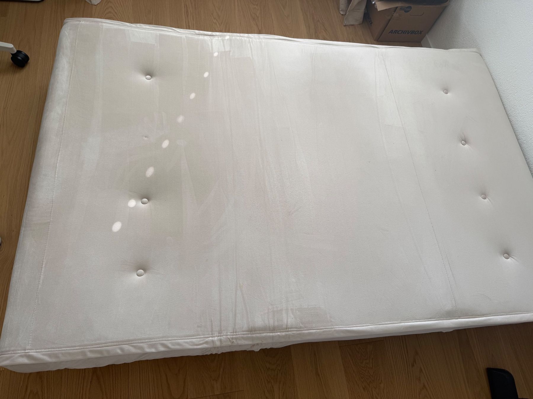 Beliani Sofas: Sofa bed beige, good condition – D'occasion à Steinhausen par tia_8jj2 5
