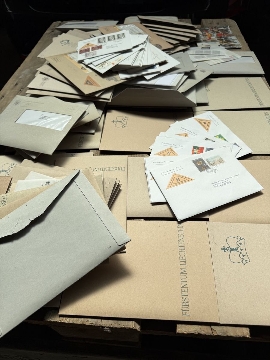 Alle Briefmarken: Frankaturen lichtenstein  – Gebraucht aus Bütschwil von sof_p98b 4
