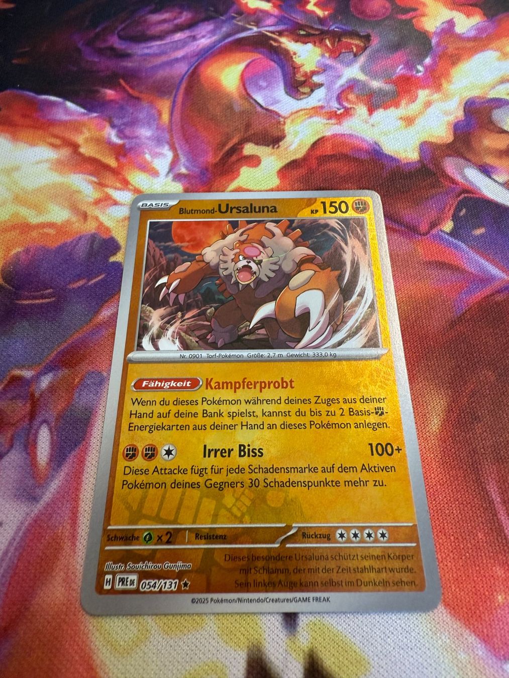 Pokémon Sammelbilder & Trading cards: Blutmond Ursaluna (PRE 054) / Reverse Holo – Neu (gemäss Beschreibung) aus Bülach von CherryBlu