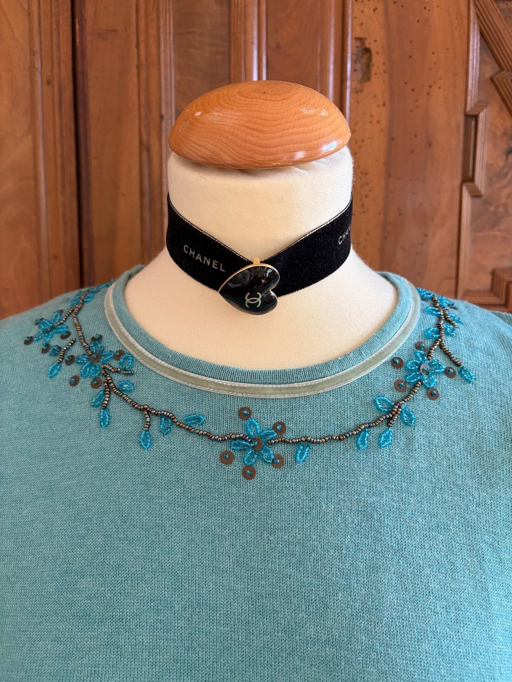 Top: VINTAGE SAMOON Stricktop  / Baumwolle+Seide+Kaschmir/ M/L – Usato da Interlaken venduto da Bona55 1