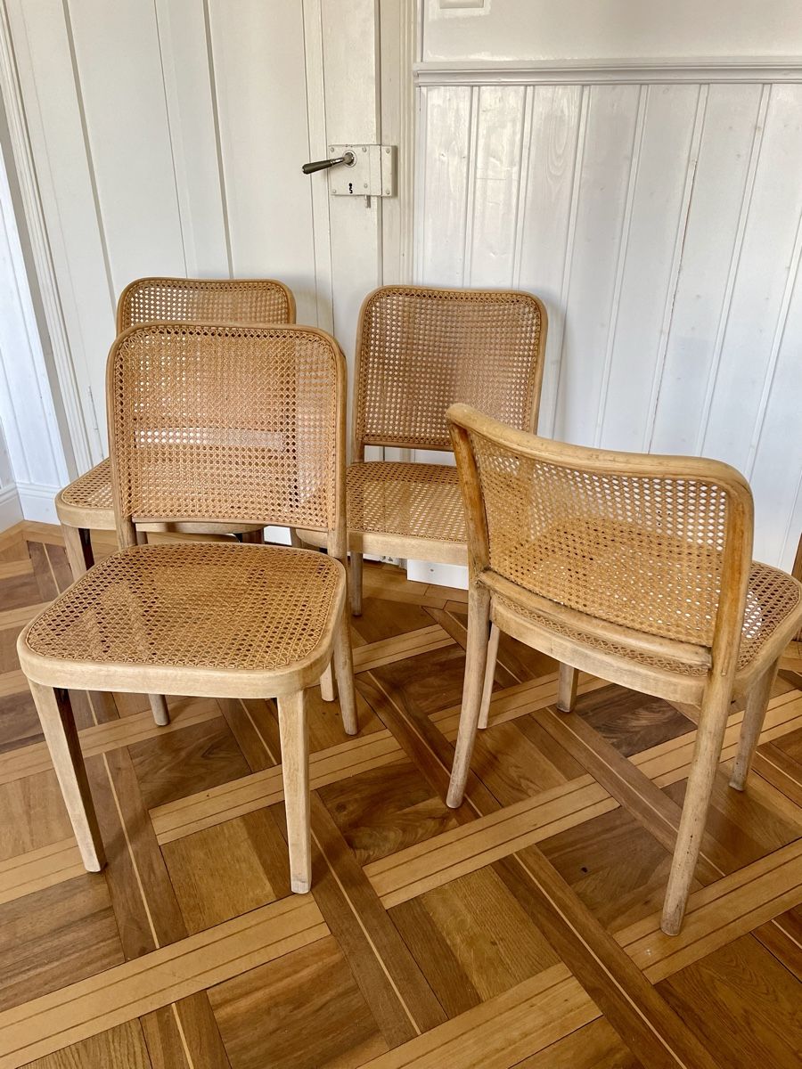 Thonet Sedie: 4 Thonet Stühle Modell A811  Horgen – Usato da Sirnach venduto da dasrosahaus