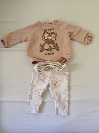 Baby Set Disney C&A rosa Chip und Chap Grösse 68 neuwertig