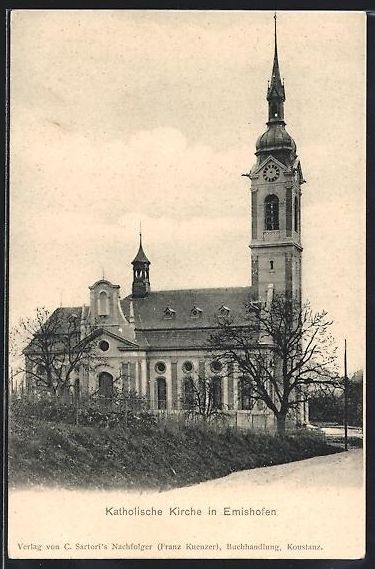 Ansichtskarten: AK Emishofen, Katholische Kirche – Gebraucht aus Berlin von bartko-reher