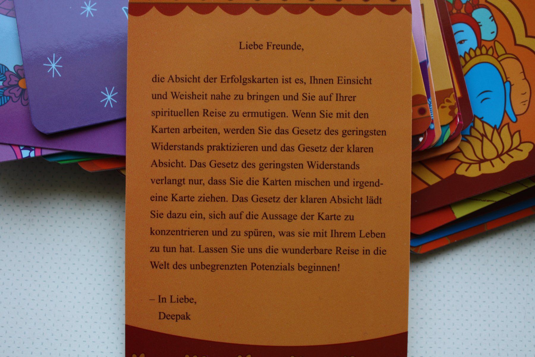 Bücher: die sieben geistigen Gesetze des Erfolgs -  Deepak Chopra – Gebraucht aus Wettingen von Licht08 5