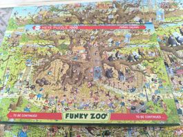 HEYE PUZZLE 1000 Teile Funky Zoo sehr guter Zustand