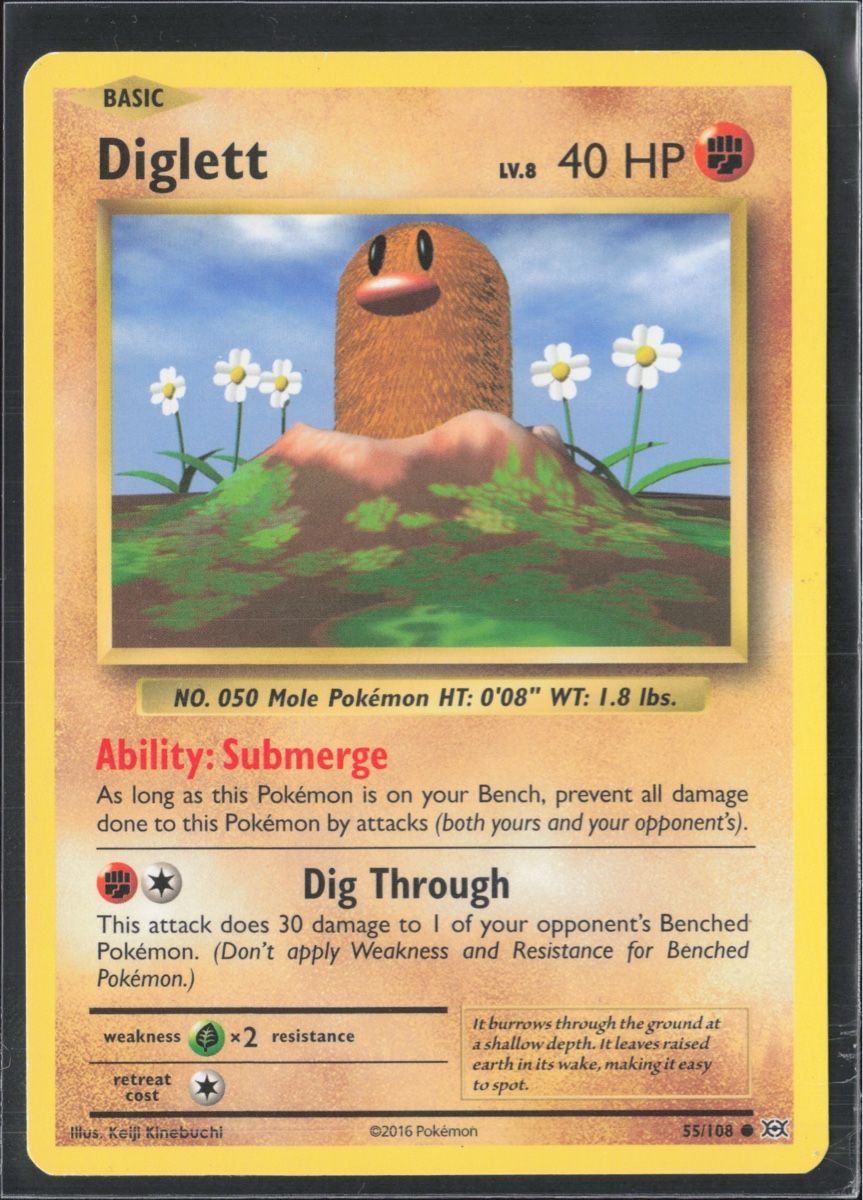 Pokémon Sammelbilder & Trading cards: POKÉMON / Diglett / Evolutions 🇺🇸 – Gebraucht aus Herzogenbuchsee von TCG-High-Quality