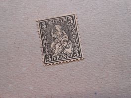CH ZNr. 29  sitz. Helvetia  1862  Z CHF 150