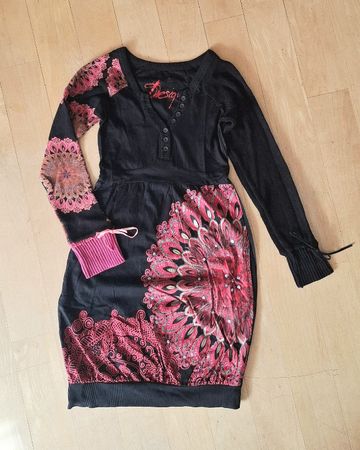 Wunderschönes herbstliches Desigual Kleid Gr. XS