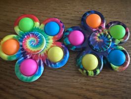 2x Fidget-Spinner: sensorisches Stressabbau Drehspielzeug