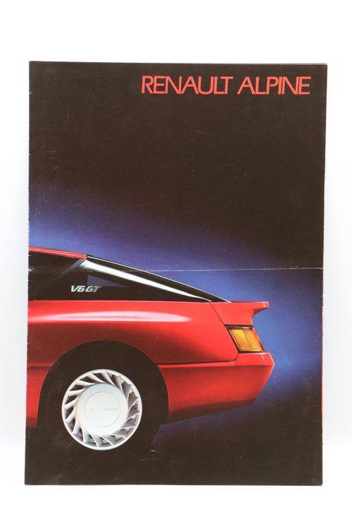 Renault Alpine V6 GT 1985 Prospekt (Gebraucht) in Bühl b.Aarberg für ...