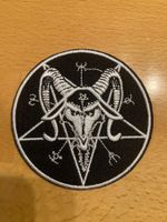Baphomet Pentagramm Satanic Patch Aufnäher Sticker