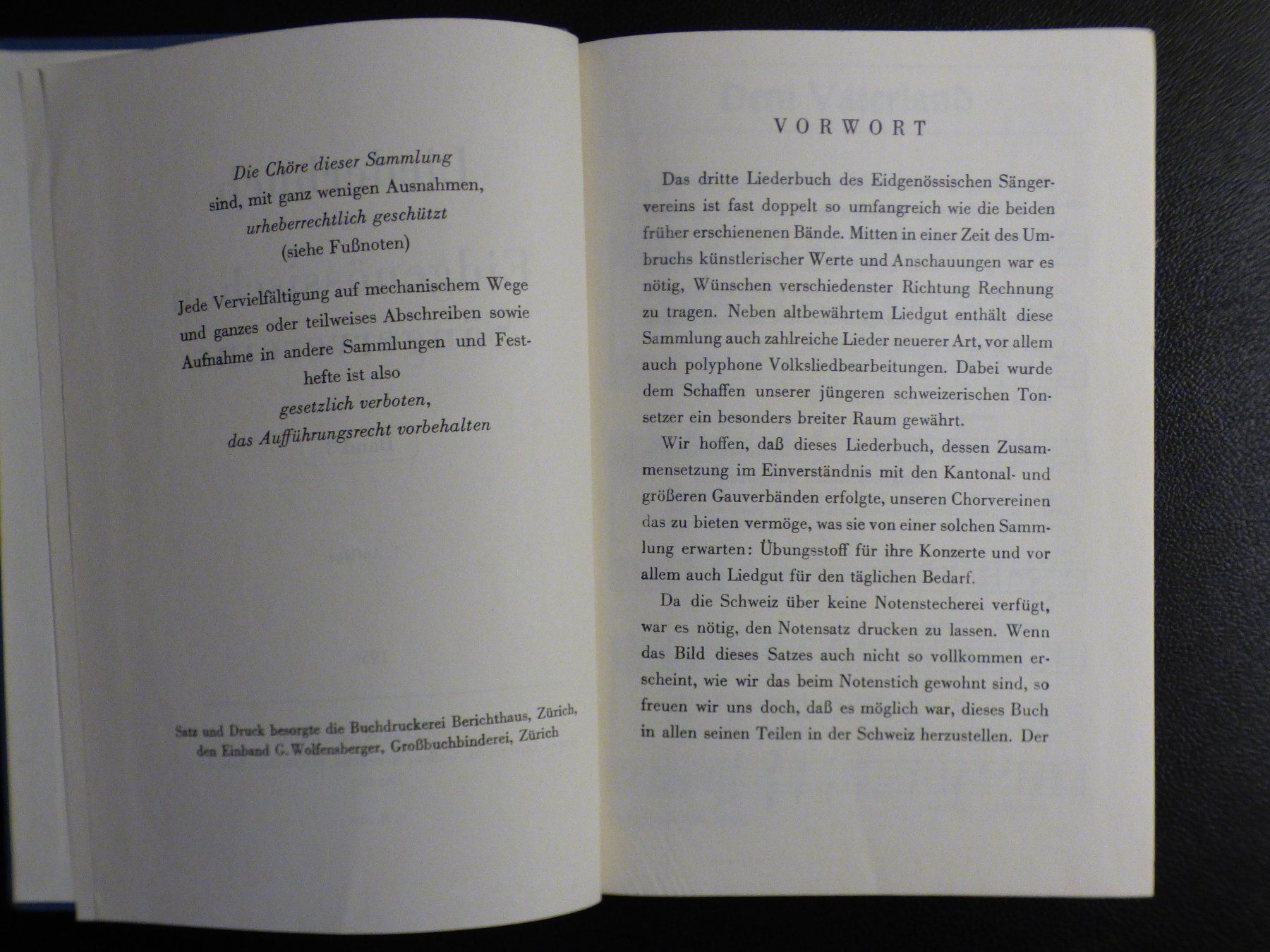Libri: LIederbuch – Usato da Münchenbuchsee venduto da enzian59 2