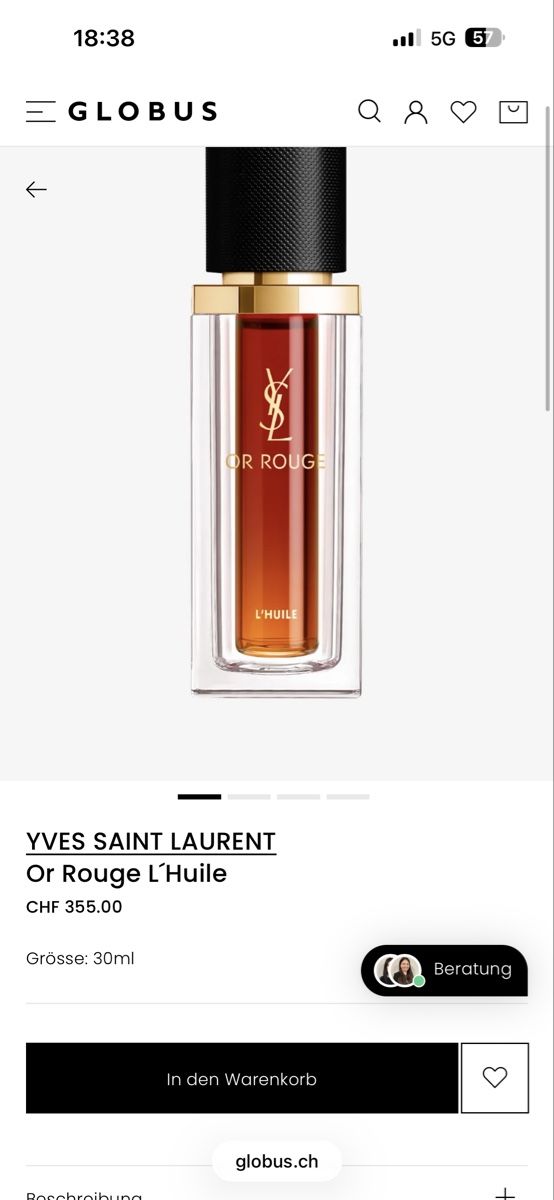 Saint Laurent Cura del viso: ** YSL - OR ROUGE/ETUI - SET ** – Nuovo e nell'imballaggio originale da Giebenach venduto da BeautyLover.90s 2