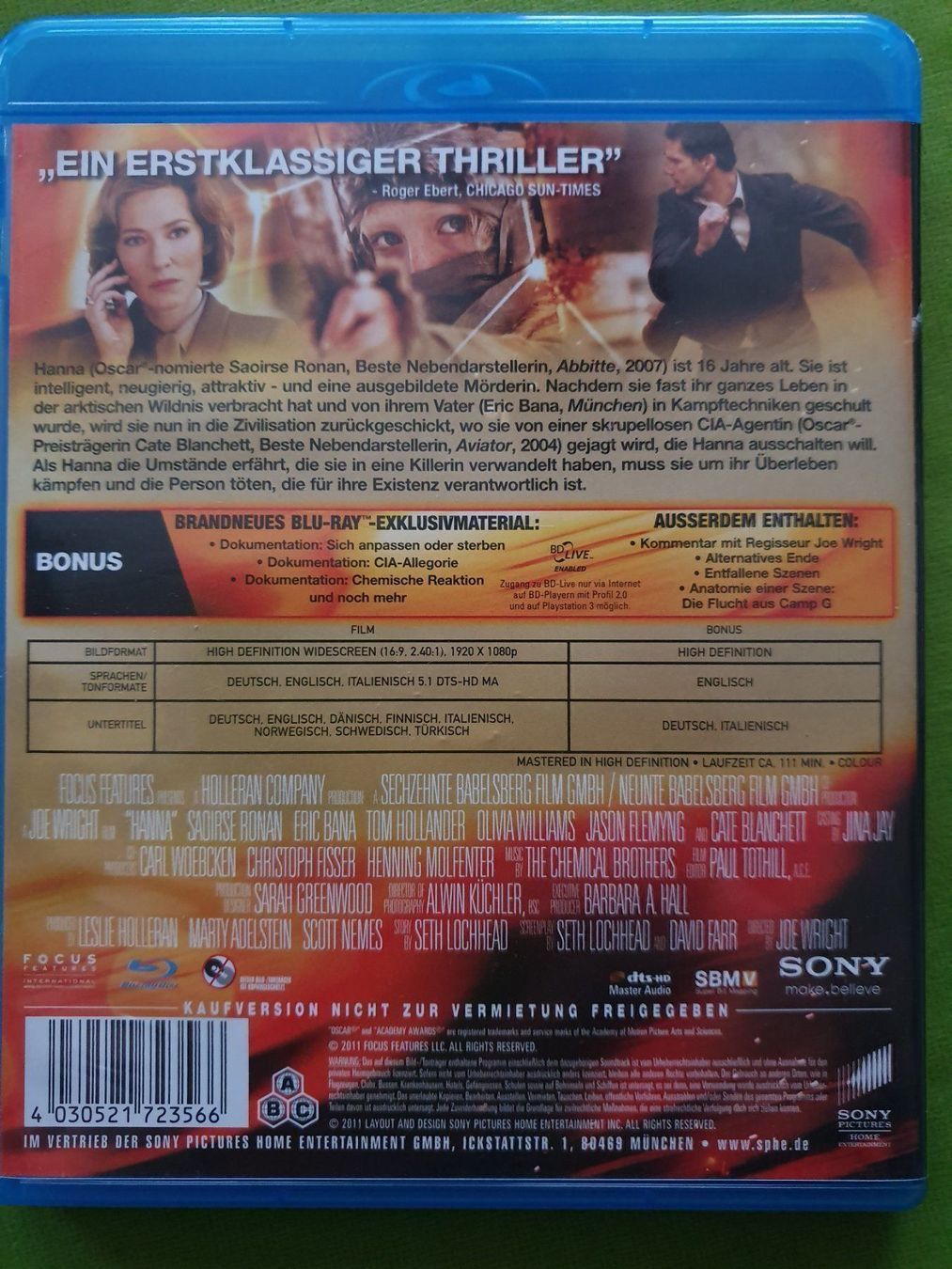 Tutti i DVDs: Blu-ray Wer ist Hanna? – Usato da Eiken venduto da Lashar 1