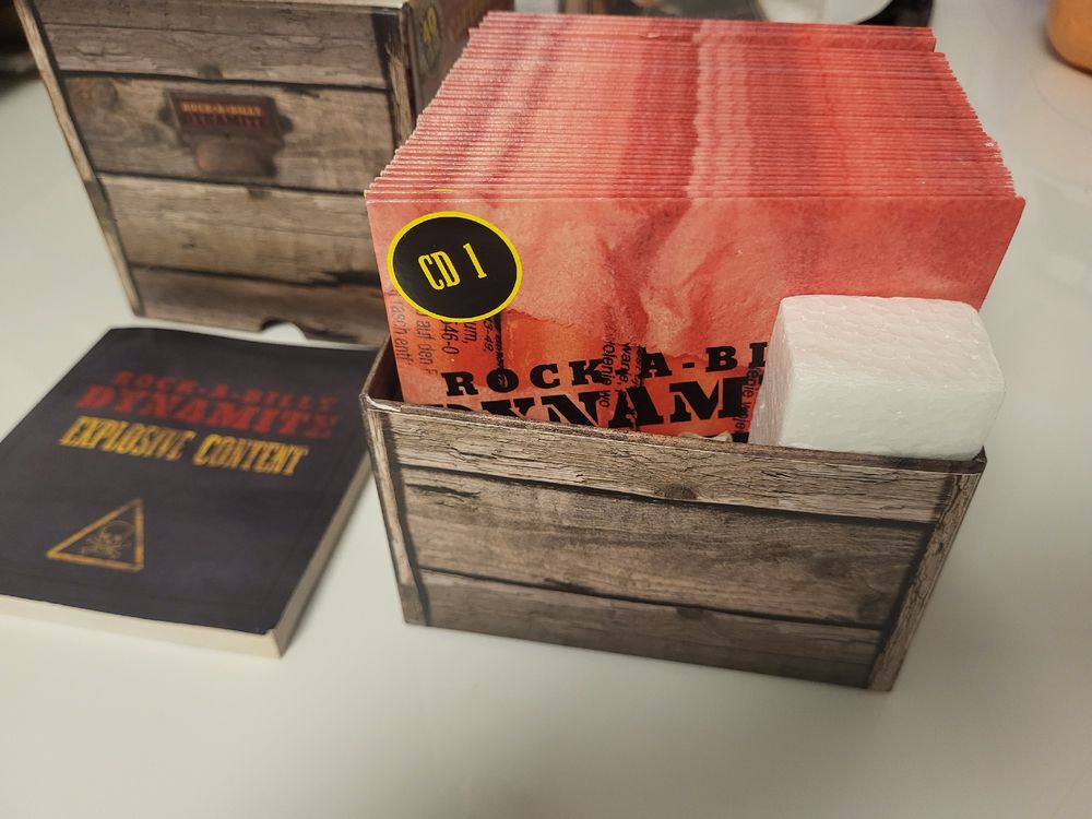 Rockabilly Dynamite 40 CD Box-Set, 1000 Songs! Neu (Neuf