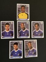 Sammelbilder Frankreich 2010 WM FIFA Panini 5 Stk. neu