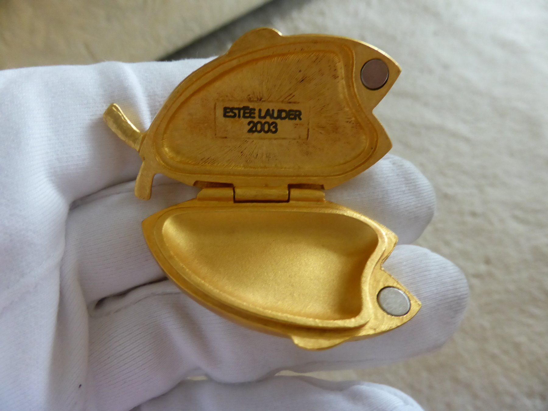 Estée Lauder Profumi & Eau de Toilette: RAR - ESTEE LAUDER SOLID PARFUM - DOSE - VOGEL ROT - 2003 – Usato da Reinach AG venduto da pussi100 3