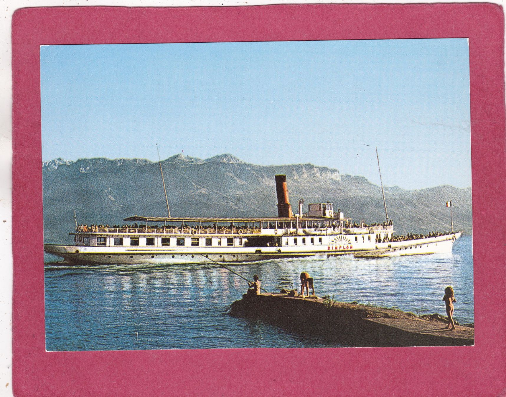 Cartoline postali: Schiff Bateau salon " Simplon " – Usato da Herisau venduto da Lisegrat2008