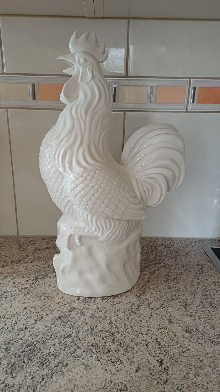 Figuren: Grosser  schwerer Porzelan Hahn. – Gebraucht aus Flawil von Naphtali 3