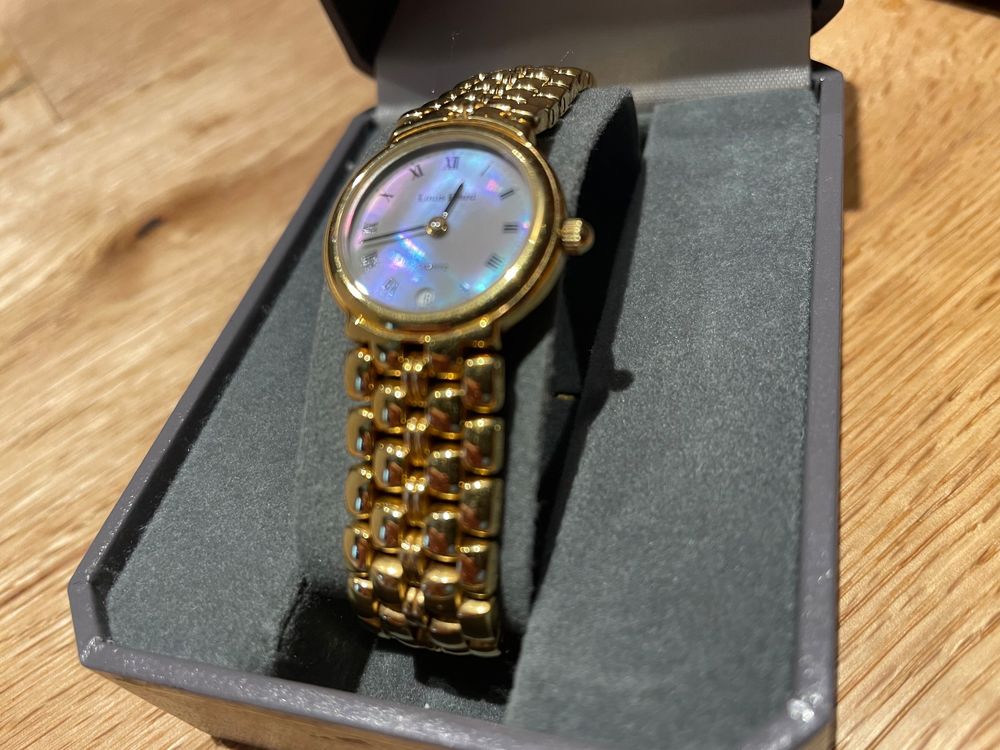 Louis Erard 18K Gold Plated Ladies Watch