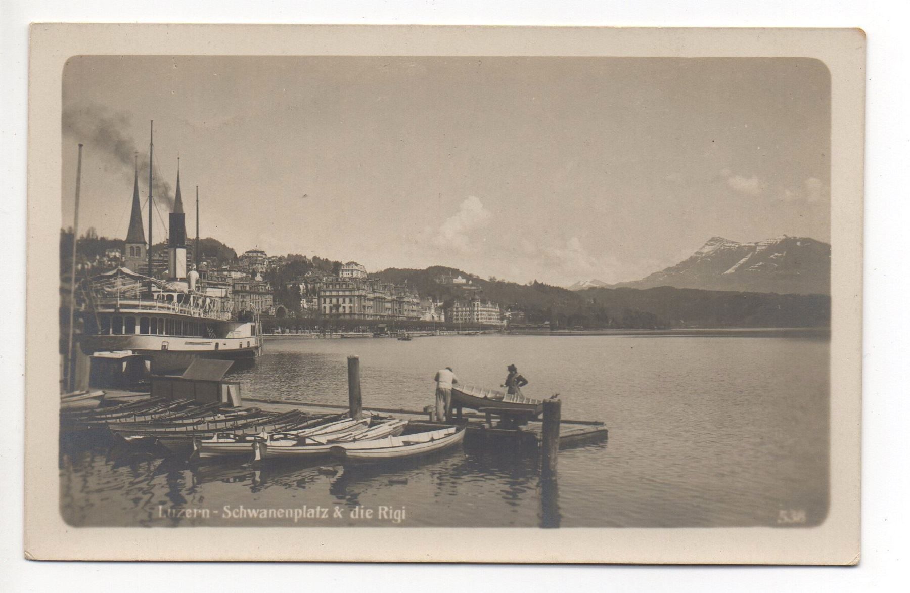 Ansichtskarten: LUZERN Schwanenplatz u. Rigi Dampfschiff – Neu (gemäss Beschreibung) aus Jona von philajona