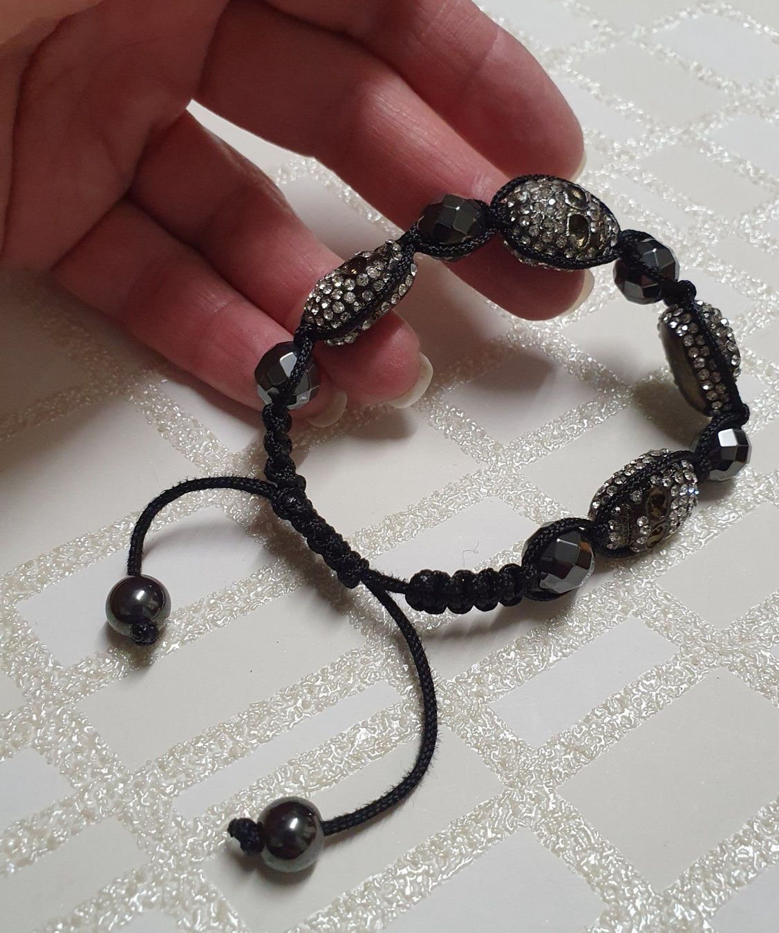 Sonstiger Schmuck: Black Skull Shamballa Bracelets – Neu (gemäss Beschreibung) aus Muri AG von Edlerweiss 4