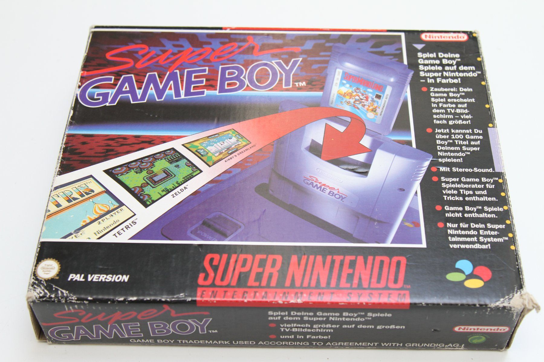 Nintendo Console: Nintendo Super Game Boy Adapter mit Originalverpackung – Usato da Basel venduto da camelot99