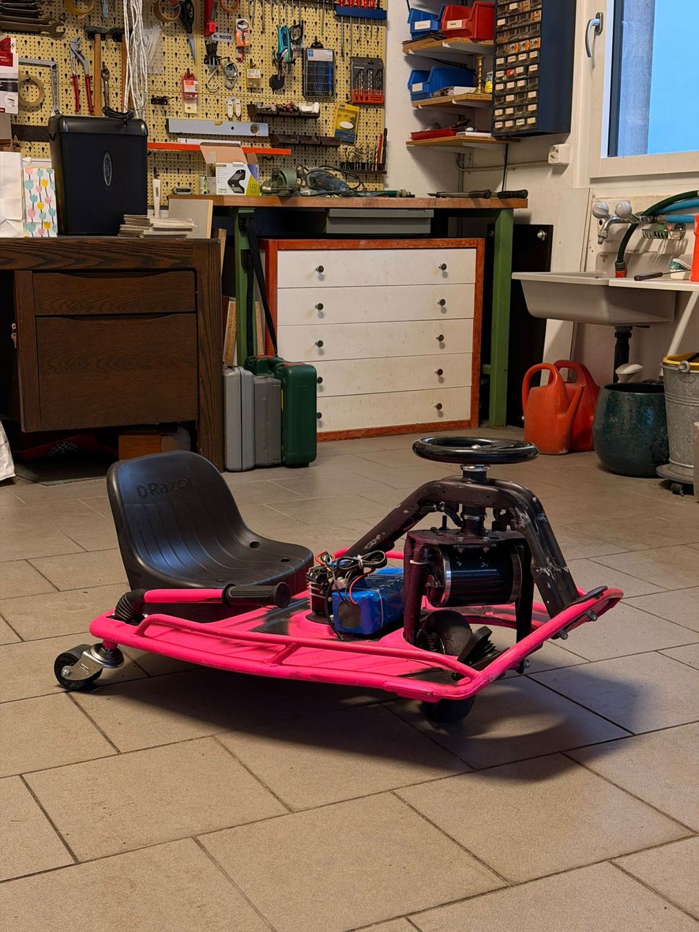 Go-Kart: Razor Crazy Cart tuned – Usato da Oberlunkhofen venduto da mic_r6jb