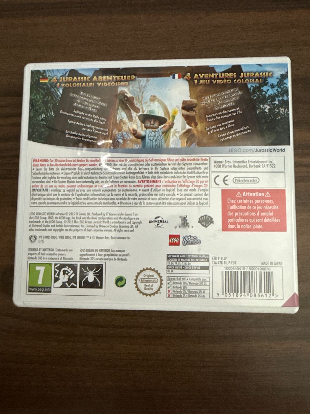 Nintendo Giochi: Lego Jurassic World  3DS – Usato da Châtelaine venduto da jas_9wnr 2