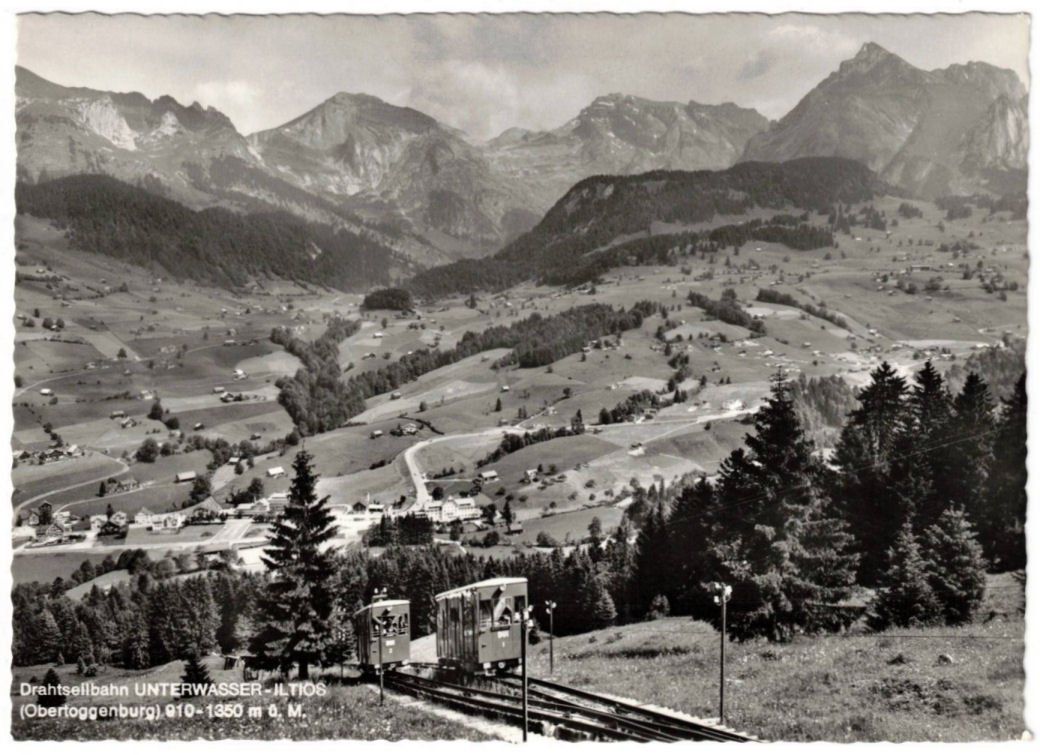 Cartoline postali: Unterwasser - Standseilbahn Iltios – Usato da Binningen venduto da Mountainrider
