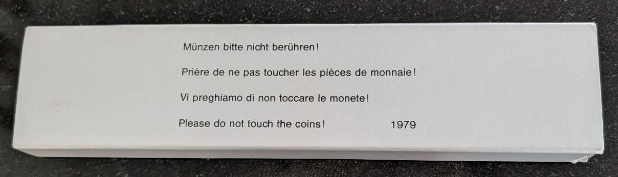 Tutti le monete: CH - Münzsatz 1979 pp – Nuovo (secondo la descrizione) da Arch venduto da repros 2