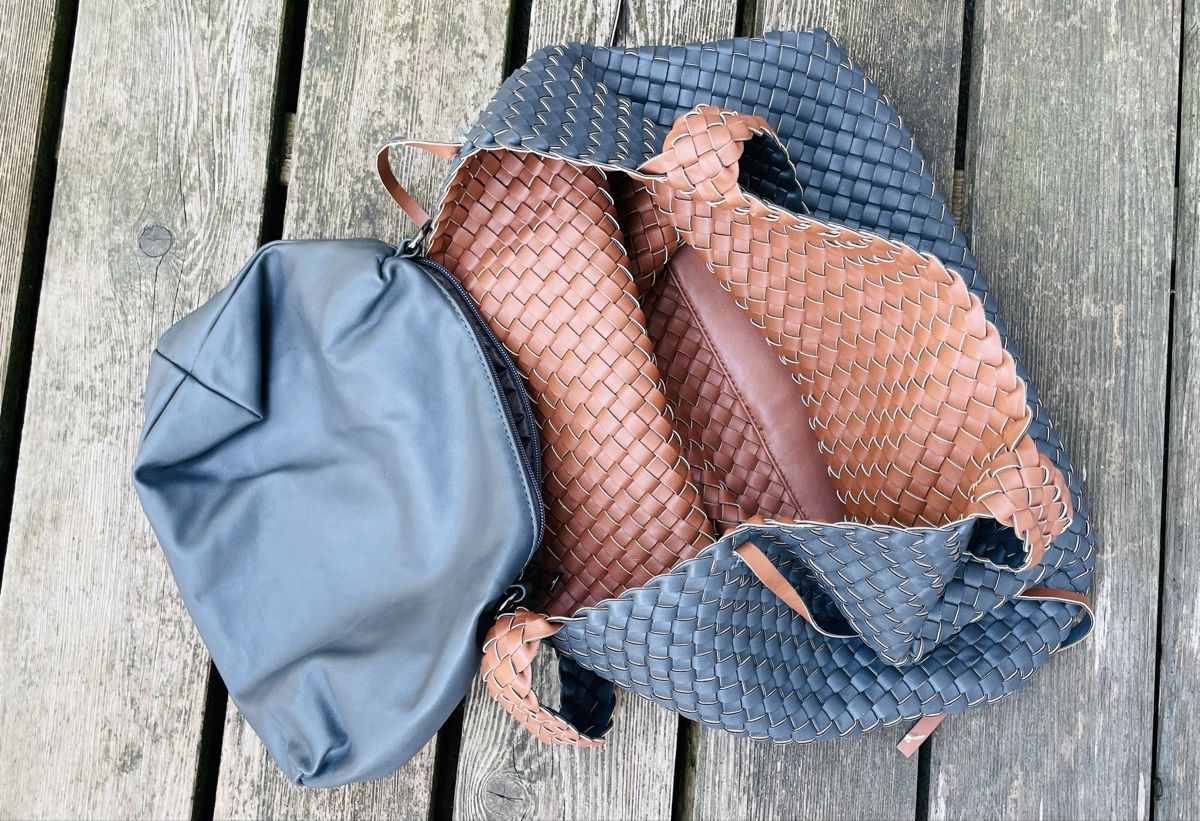 Taschen für Damen: Geflochtene Handtasch / Shoppertasche – Gebraucht aus Wallenwil von Pm2000 2