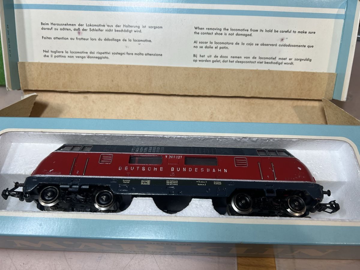 Märklin Modellini di ferrovie: Märklin Diesel Lok – Usato da Dübendorf venduto da Troggy 1