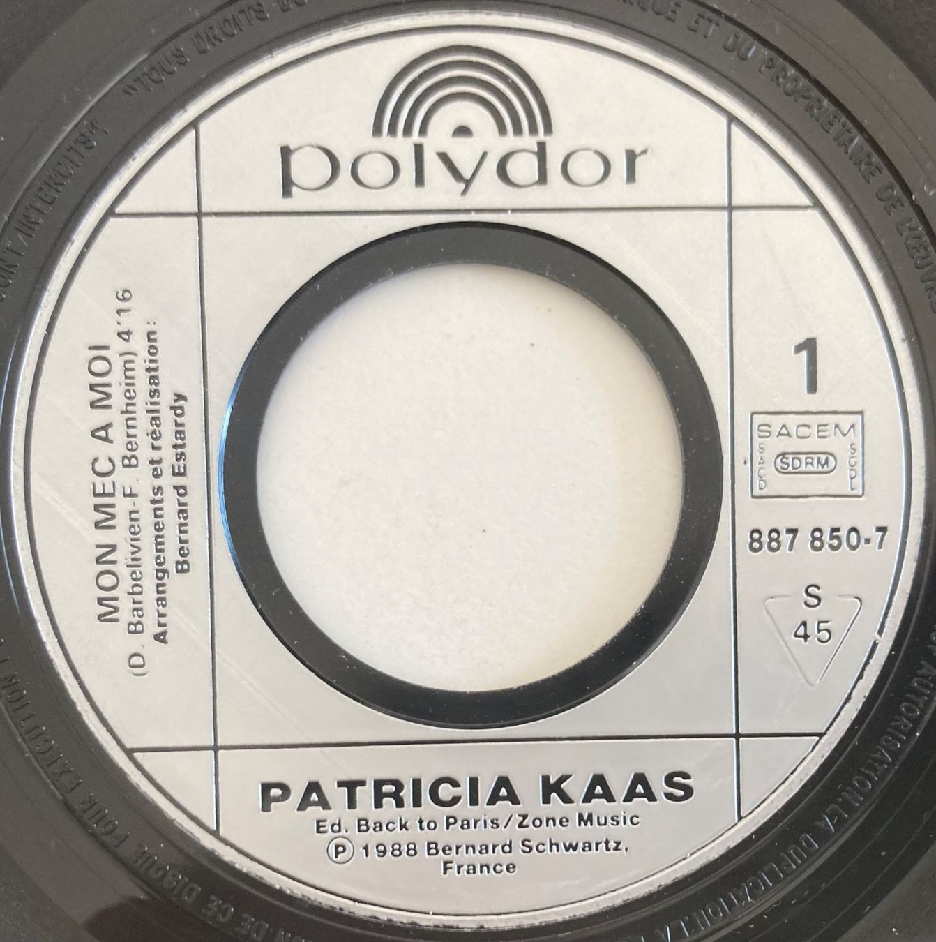 Schallplatten: PATRICIA KAAS - MON MEC A MOI – Gebraucht aus Poliez-Pittet von Newtown-Records 2