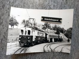 SGA Personenzug mit Triebwagen Nr. 3 - W. Ritschard, Foto-AK