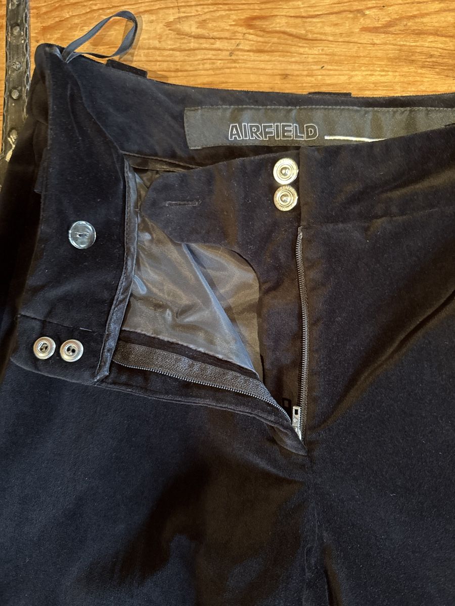 Pantaloni: Airfield Hose Samt schwarz Gr. 36 – Nuovo (secondo la descrizione) da Mauren venduto da ducducturi 2