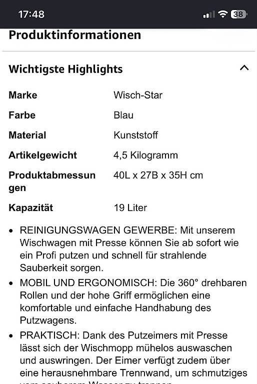 Autres appareils de nettoyage: Bodenwischer Starter-Kit – Neuf avec emballage d'origine à Utzigen par mar_678j 1